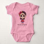🌹Herdenkingsbloesem: Dia de Muertos Tributo 🌹 Romper (Voorkant)
