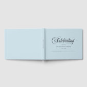 Herdenkingsboek "Leven van" Blauw Gastenboek (Volledig)