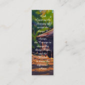 Herdenkingsboek Mark Prayer Kaart Contactkaartje (Voorkant)