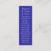 Herdenkingsboek Mark Prayer Kaart Contactkaartje (Achterkant)