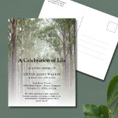 Herdenkingsbomen voor levensviering briefkaart