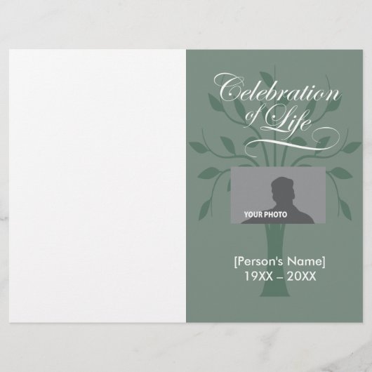 Herdenkingsboom van het programma voor levensdenkb (Voorkant)