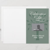 Herdenkingsboom van het programma voor levensdenkb (Voorkant / Achterkant)