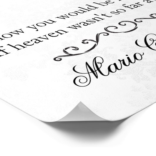 Herdenkingsbord - Donkerrode bloemen Poster (Hoek)