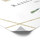 Herdenkingsbord met welkomstbord voor uitvaart of  poster (Hoek)