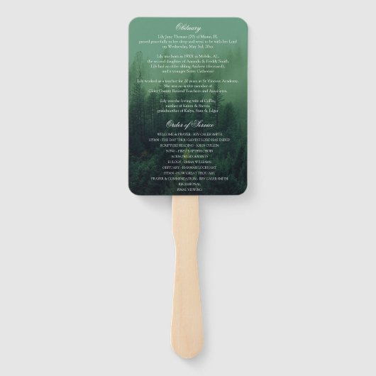 herdenkingsceremonie in het kader van het begrafen handwaaier (Achterkant)