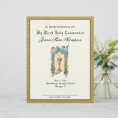 Herdenkingscertificaat katholieke Heilige Communie (Staand voorkant)