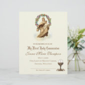 Herdenkingscertificaat katholieke Heilige Communie (Staand voorkant)