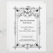 Herdenkingscertificaat voor legante Heilige Commun (Voorkant / Achterkant)