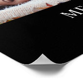 Herdenkingscollage overledene gepersonaliseerd met poster (Hoek)