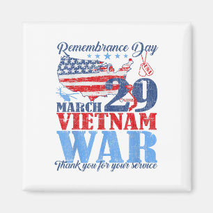 Herdenkingsdag 29 maart Vietnamoorlog US Army Vete Magneet