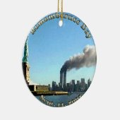 Herdenkingsdag 911 september 2001 keramisch ornament (Rechts)