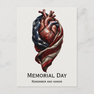 Herdenkingsdag Amerikaanse Hart Tribuut Briefkaart