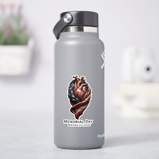Herdenkingsdag Amerikaanse Hart Tribuut Sticker