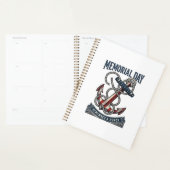 Herdenkingsdag Anker Herinner Eer Vintage T-shirt_ Planner (Display)