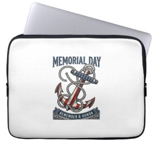 Herdenkingsdag Anker Herinneren Eer Vintage T-shir Laptop Sleeve