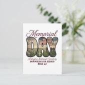 Herdenkingsdag Arlington National Cemetery Briefkaart (Staand voorkant)