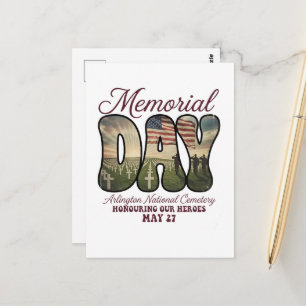 Herdenkingsdag Arlington National Cemetery Briefkaart