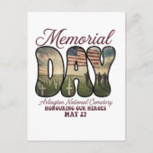 Herdenkingsdag Arlington National Cemetery Briefkaart (Voorkant)