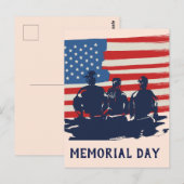 Herdenkingsdag Barbecue Feest Briefkaart (Voorkant / Achterkant)