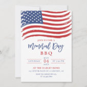 Herdenkingsdag BBQ 4 juli Feest Kaart (Voorkant)