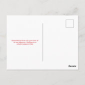 Herdenkingsdag begraafplaats scène met vlaggen briefkaart (Achterkant)