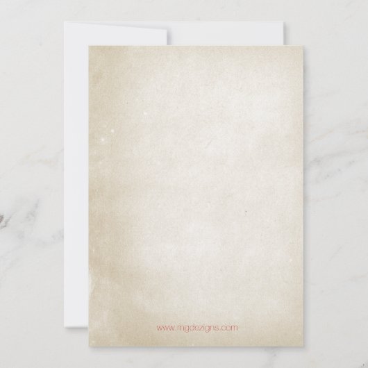  herdenkingsdag Birthday Uitnodiging (Achterkant)