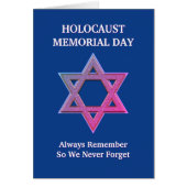 Herdenkingsdag blauw holocaust Herdenkingsdag Herd (Voorkant)