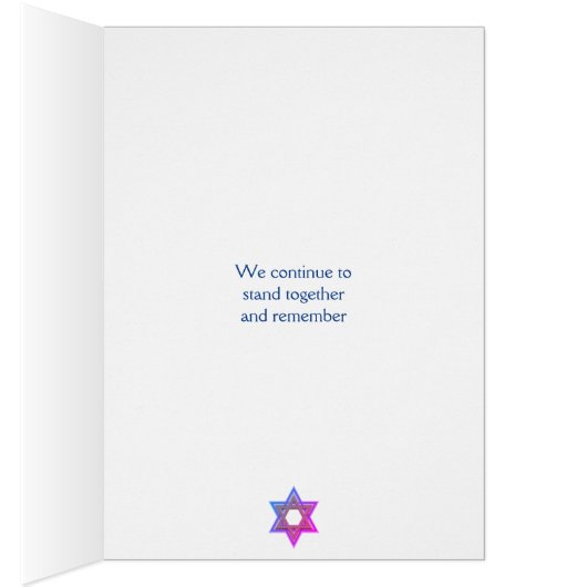 Herdenkingsdag blauw holocaust Herdenkingsdag Herd (Binnen (Rechts))