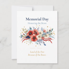 Herdenkingsdag Bloemige Printbare Poster
