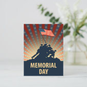 Herdenkingsdag Briefkaart (Staand voorkant)