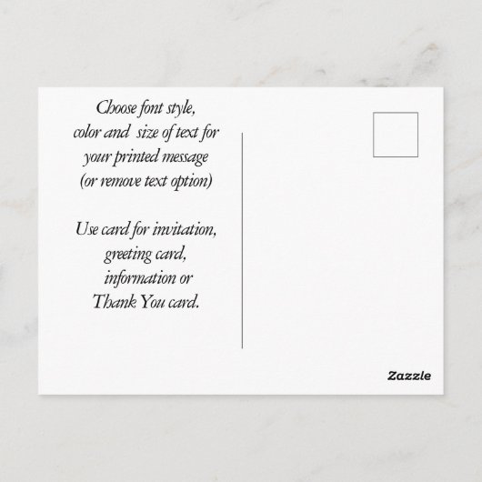 Herdenkingsdag Briefkaart (Achterkant)