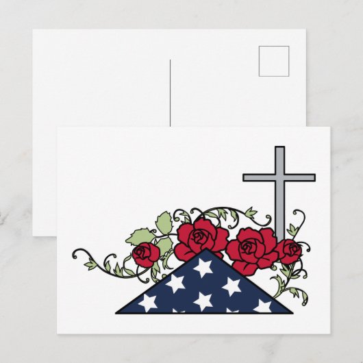 Herdenkingsdag Briefkaart (Voorkant / Achterkant)