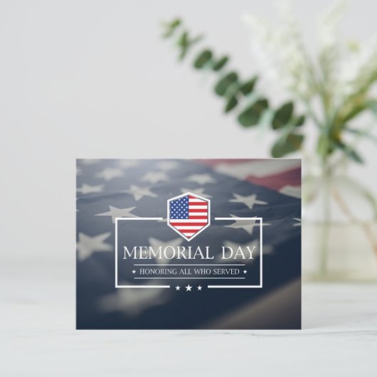 Herdenkingsdag Briefkaart (Staand voorkant)