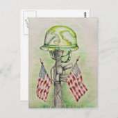 Herdenkingsdag Briefkaart (Voorkant / Achterkant)