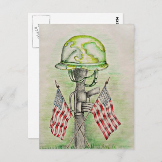 Herdenkingsdag Briefkaart (Voorkant / Achterkant)