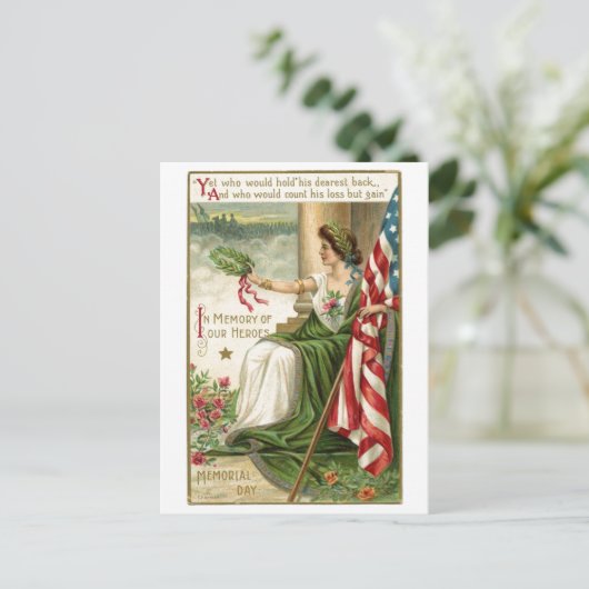  herdenkingsdag briefkaart (Staand voorkant)