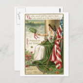  herdenkingsdag briefkaart (Voorkant / Achterkant)