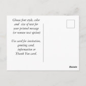 Herdenkingsdag Briefkaart (Achterkant)