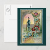  herdenkingsdag briefkaart (Voorkant / Achterkant)