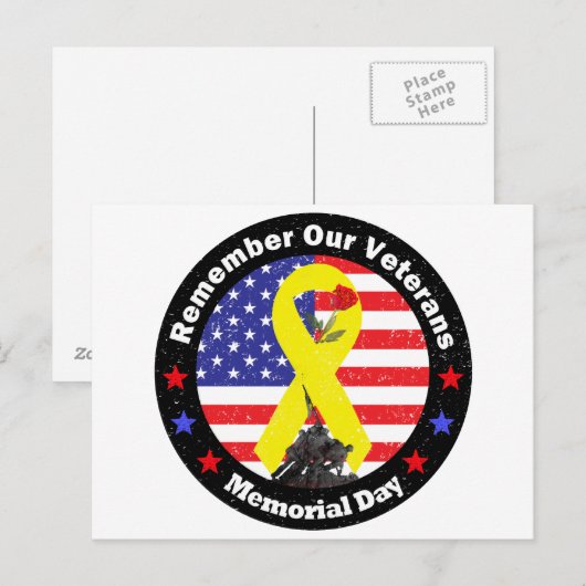 Herdenkingsdag Briefkaart (Voorkant / Achterkant)