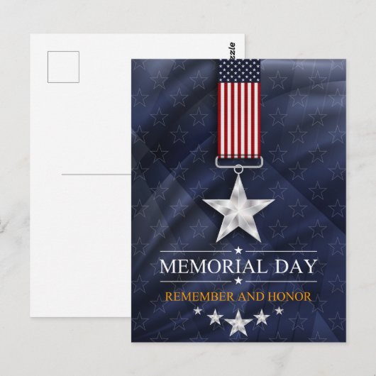 Herdenkingsdag Briefkaart (Voorkant / Achterkant)