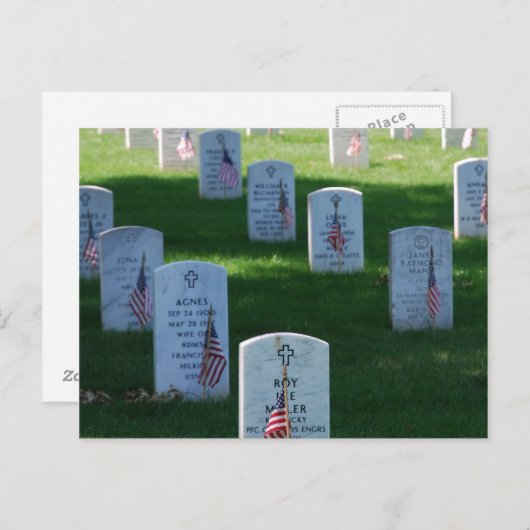 Herdenkingsdag Briefkaart (Voorkant / Achterkant)