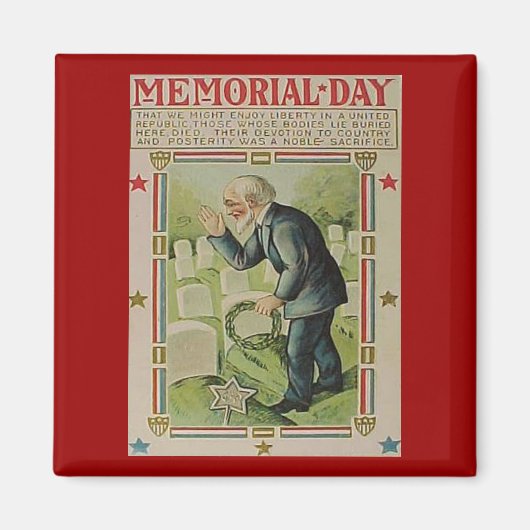 herdenkingsdag de slachtoffers magneet (Voorkant)