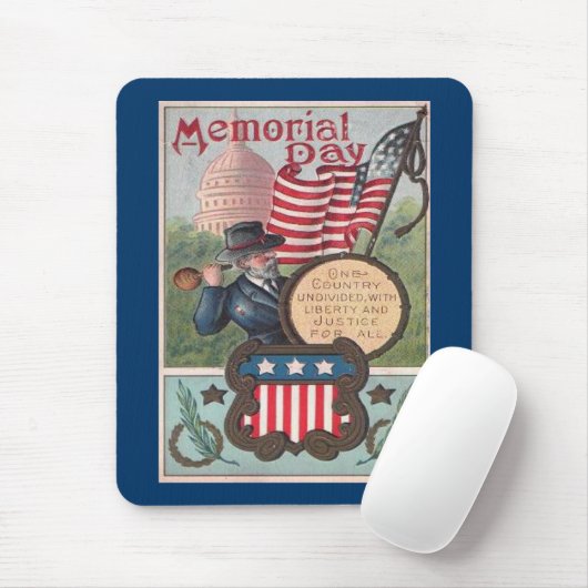 herdenkingsdag - één land muismat (Met muis)