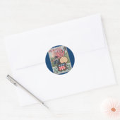  herdenkingsdag - één land ronde sticker (Envelop)