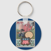  herdenkingsdag - één land sleutelhanger (Voorkant)