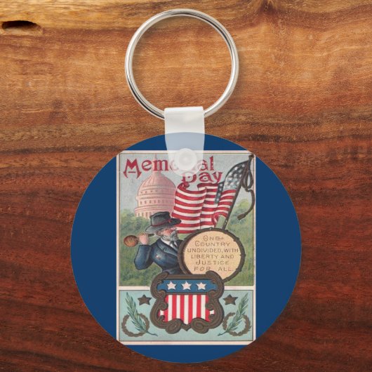  herdenkingsdag - één land sleutelhanger (Voorkant)