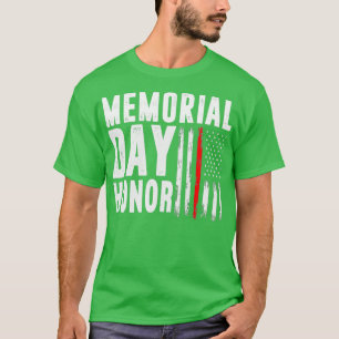 Herdenkingsdag eer aan degenen die hebben gediend t-shirt