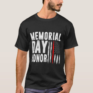 Herdenkingsdag Eer degenen die dienden en offers b T-shirt